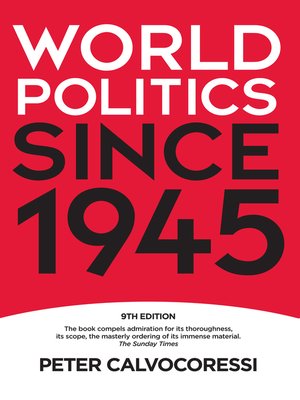 cover image of World Politics since 1945